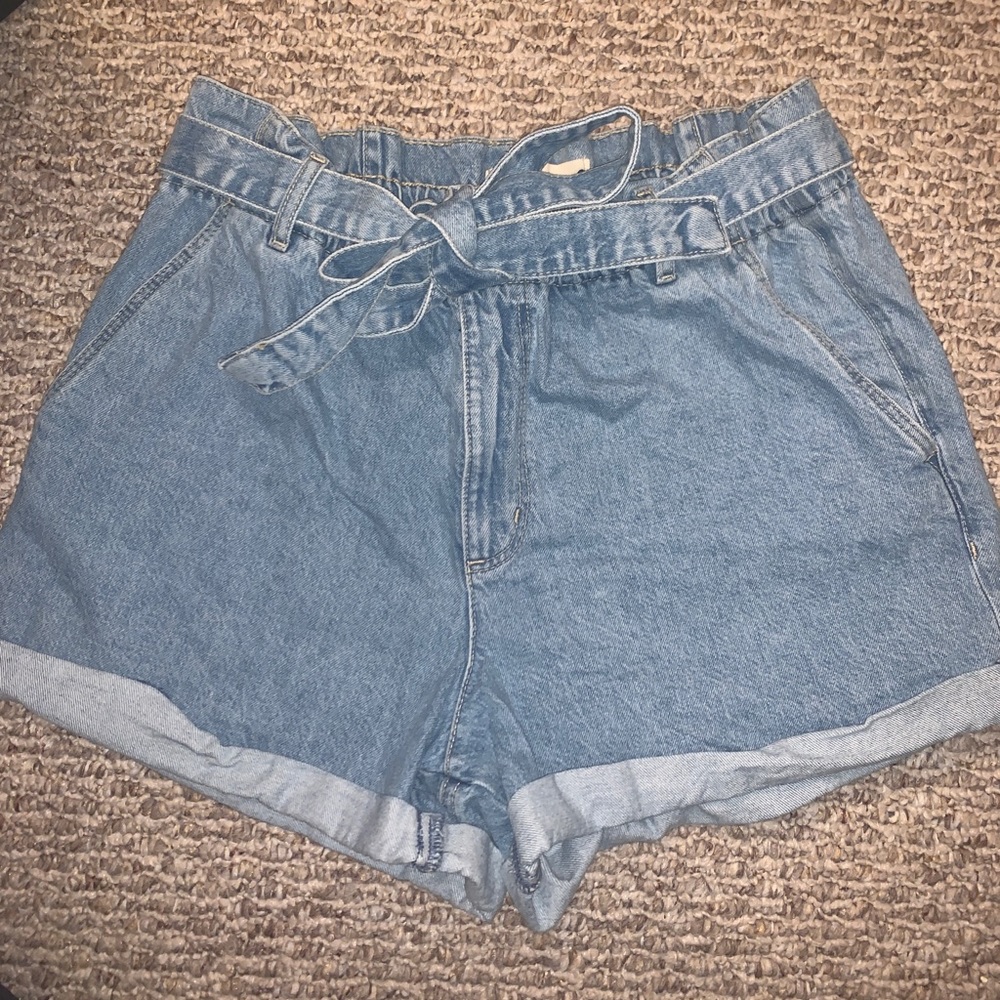 Denim shorts